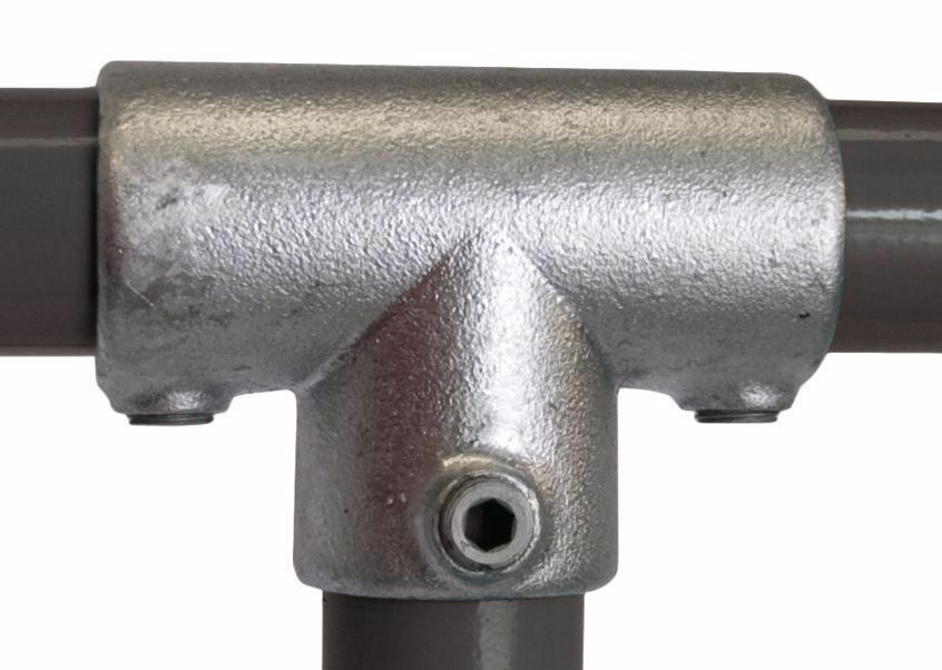 Long Tee C04 FastClamp Tube Clamp Pipe Scaffold Handrail Galvanised